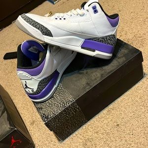 Dark isis Jordan 3s barely worn.